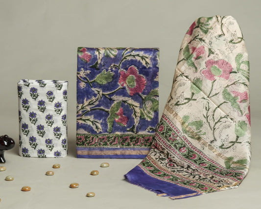Chanderi Silk Suits with Chanderi Silk Dupatta