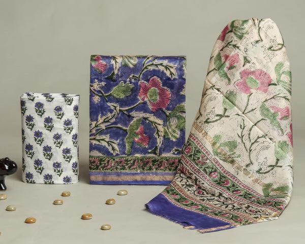 Chanderi Silk Suits with Chanderi Silk Dupat
