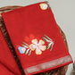 Hand Painted Maheshwari Silk Suit with Maheshwari Silk Dupatta