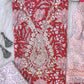 FLORAL PRINTED COTTON GOTA PATTI SUIT WITH CHIFFON DUPATTA