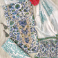 FLORAL PRINTED COTTON GOTA PATTI SUIT WITH CHIFFON DUPATTA