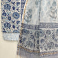 Hand Block Printed Cotton Suit with Kota Doria Dupatta