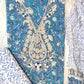 FLORAL PRINTED COTTON GOTA PATTI SUIT WITH CHIFFON DUPATTA