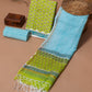 Hand Block Printed Cotton Suit with Cotton Kota Doria dupatta