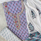 (SALE) FLORAL PRINTED COTTON GOTA PATTI SUIT WITH COTTON DUPATTA