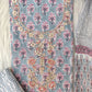 FLORAL PRINTED COTTON GOTA PATTI SUIT WITH CHIFFON DUPATTA