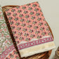 Hand Block Printed Maheshwari Silk Suit with Maheshwari Silk Dupatta