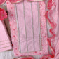 Cotton Printed Neck Work Suits with mulmul dupatta
