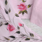 HAND PAINTED COTTON SUIT WITH PURE CHIFFON DUPATTA