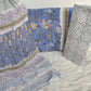HAND BLOCK PRINTED COTTON SUIT WITH PURE CHIFFON DUPATTA