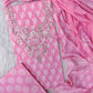 FLORAL PRINTED COTTON GOTA PATTI SUIT WITH COTTON DUPATTA