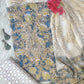 FLORAL PRINTED COTTON GOTA PATTI SUIT WITH CHIFFON DUPATTA