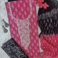 FLORAL PRINTED COTTON GOTA PATTI SUIT WITH CHIFFON DUPATTA