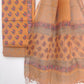 Hand Block Printed Cotton Suit with Cotton Kota Doria dupatta4
