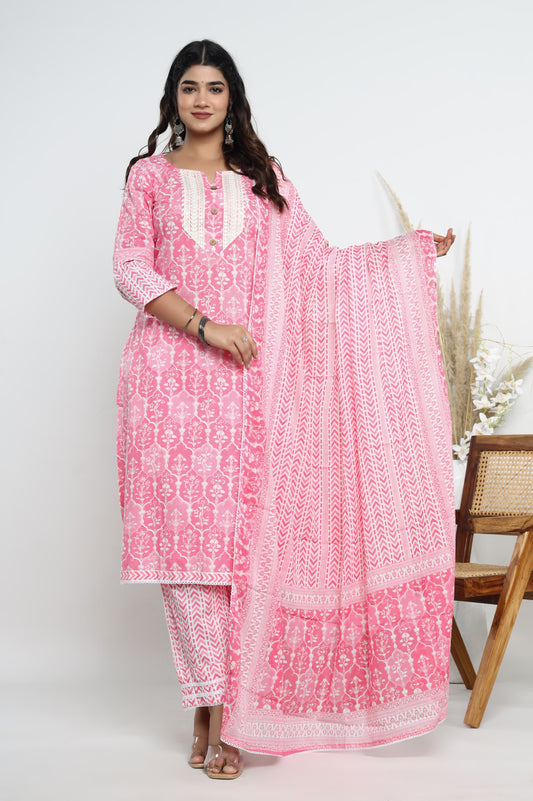 Stitched Tie Work Suit