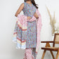 Sleeve-less with attached sleeves Hand-Block Suit