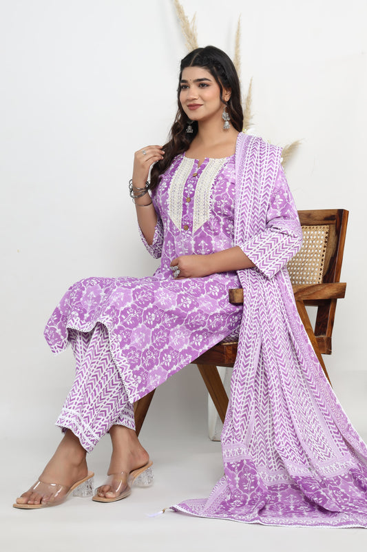 Stitched Tie Work Suit