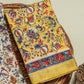 Hand Block Printed Maheshwari Silk Suit with Maheshwari Silk Dupatta