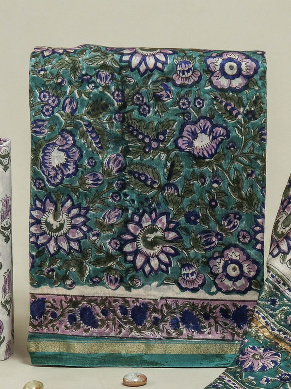 Beautiful Chanderi Silk Suits with Chanderi Silk Dupatta