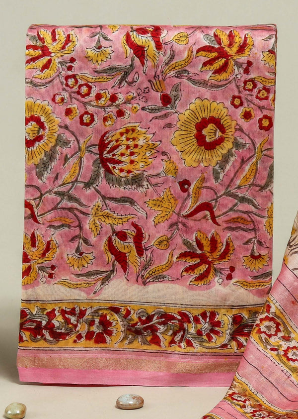 Beautiful Chanderi Silk Suits with Chanderi Silk Dupatta