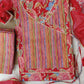 Cotton Printed Neck Work Suits with mulmul dupatta
