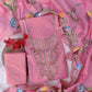 COTTON CHANDERI GOTA PATTI SUIT WITH BRUSH PAINTED COTTON CHANDERI DUPATTA1