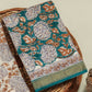 HAND BLOCK Printed Maheshwari Silk Suit with Maheshwari Silk Dupatta
