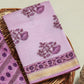Hand Block Printed Maheshwari Silk Suit with Maheshwari Silk Dupatta