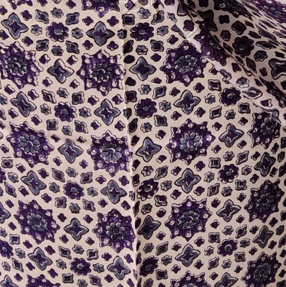 Ajrakh Modal Silk Top & Dupatta sets