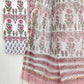 Hand Block Printed Cotton Suit with Cotton Kota Doria dupatta