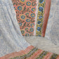 HAND BLOCK PRINTED COTTON SUIT WITH PURE CHIFFON DUPATTA