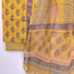 Hand Block Printed Cotton Suit with Cotton Kota Doria dupatta1