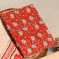 Jaipuri Printed Cotton Suit with mulmul cotton Dupatta