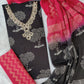 FLORAL PRINTED COTTON GOTA PATTI SUIT WITH COTTON DUPATTA 11