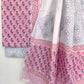 Hand Block Printed Cotton Suit with Cotton dupatta