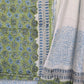 Hand Block Printed Cotton Suit with Cotton dupatta