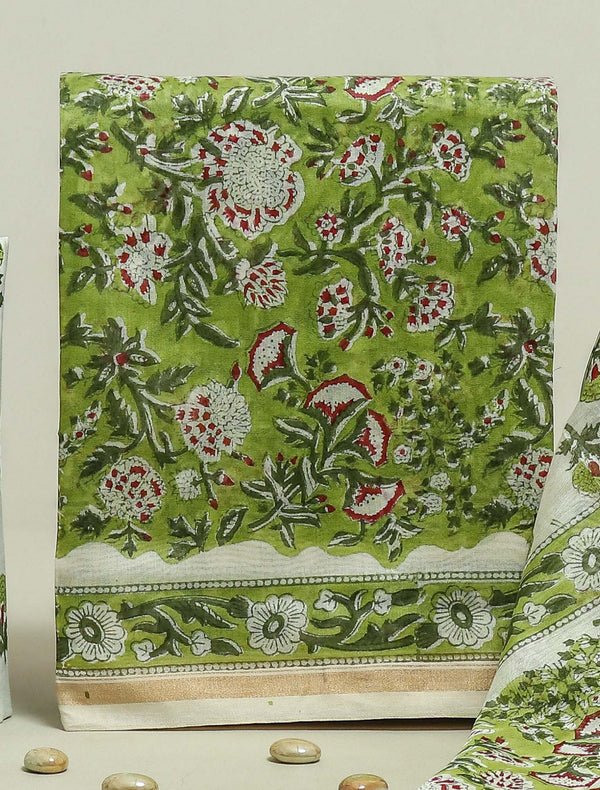 Beautiful Chanderi Silk Suits with Chanderi Silk Dupatta