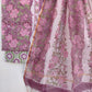 Unstitched Hand Block Printed Cotton Suit with Cotton Kota Doria dupatta