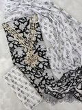 FLORAL PRINTED COTTON GOTA PATTI SUIT WITH COTTON DUPATTA