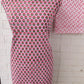 Block Printed Cotton Suit with mulmul cotton Dupatta