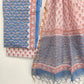 Hand Block Printed Cotton Suit with Cotton Kota Doria dupatta