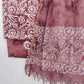 (BATIK) Hand Block Printed Cotton Suit with Cotton Kota Doria dupatta