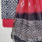 (BATIK) Hand Block Printed Cotton Suit with Cotton Kota Doria dupatta