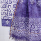 BATIK Hand Block Printed Cotton Suit with Cotton Kota Doria dupatta