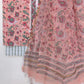 Hand Block Printed Cotton Suit with Cotton Kota Doria dupatta