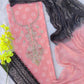 FLORAL PRINTED COTTON GOTA PATTI SUIT WITH CHIFFON DUPATTA