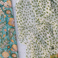 FLORAL PRINTED COTTON GOTA PATTI SUIT WITH CHIFFON DUPATTA