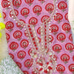 FLORAL PRINTED COTTON GOTA PATTI SUIT WITH CHIFFON DUPATTA
