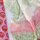 FLORAL PRINTED COTTON GOTA PATTI SUIT WITH CHIFFON DUPATTA