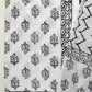 (BLACK & WHITE) Block Printed Cotton Suit with Mulmul dupatta
